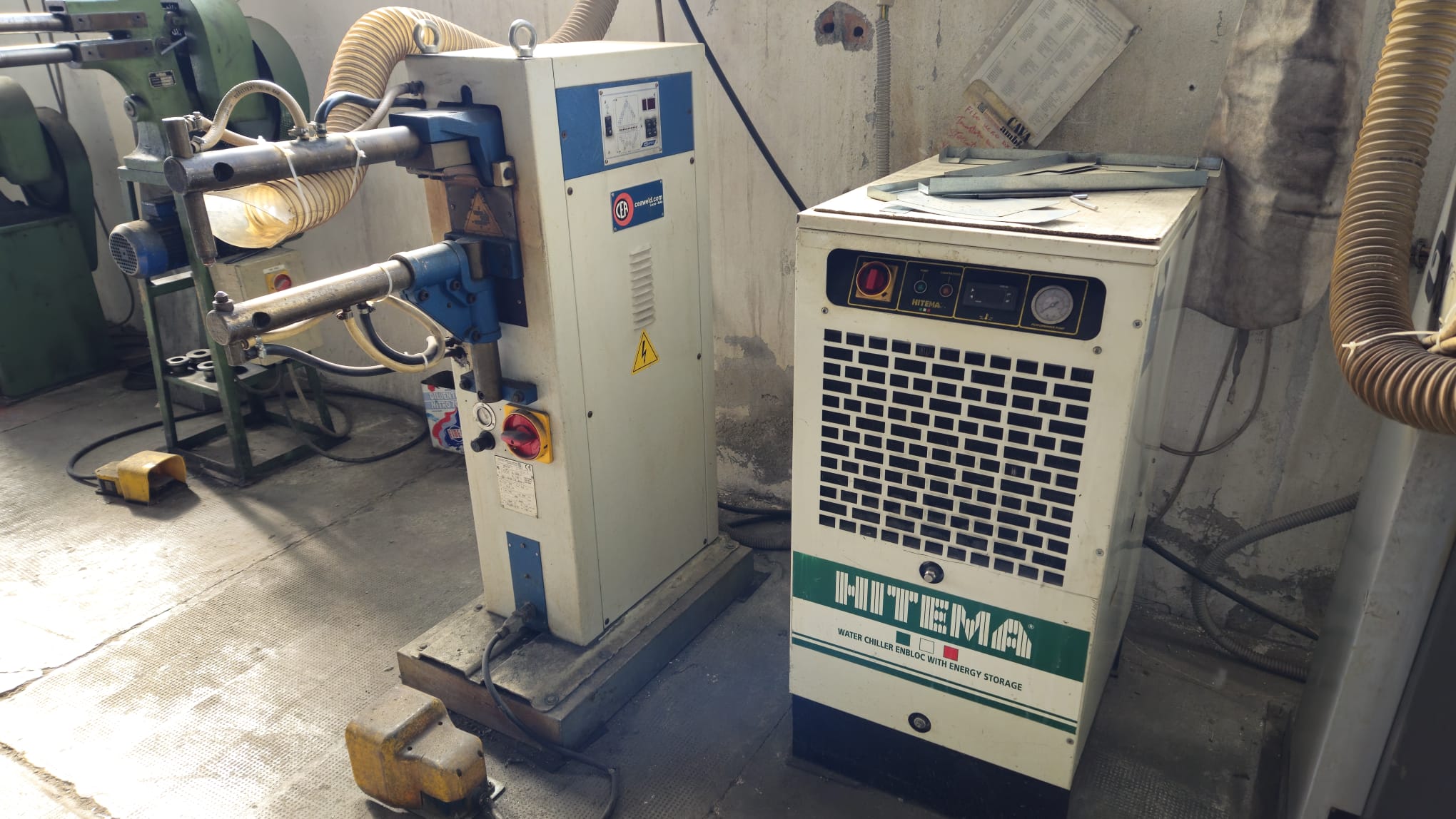 Puntatrice elettrico pneumatica Cea con frigo